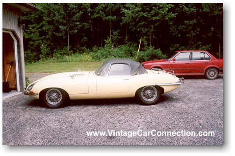 1962 Jaguar XKE Pale Primrose. 1962 Jaguar E-Type Roadster